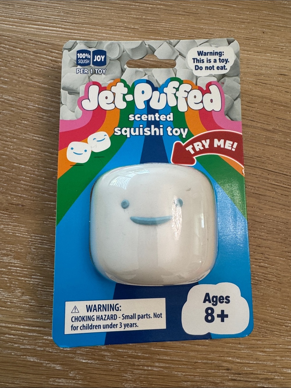 Jet-puffed scented squishi toy brand new